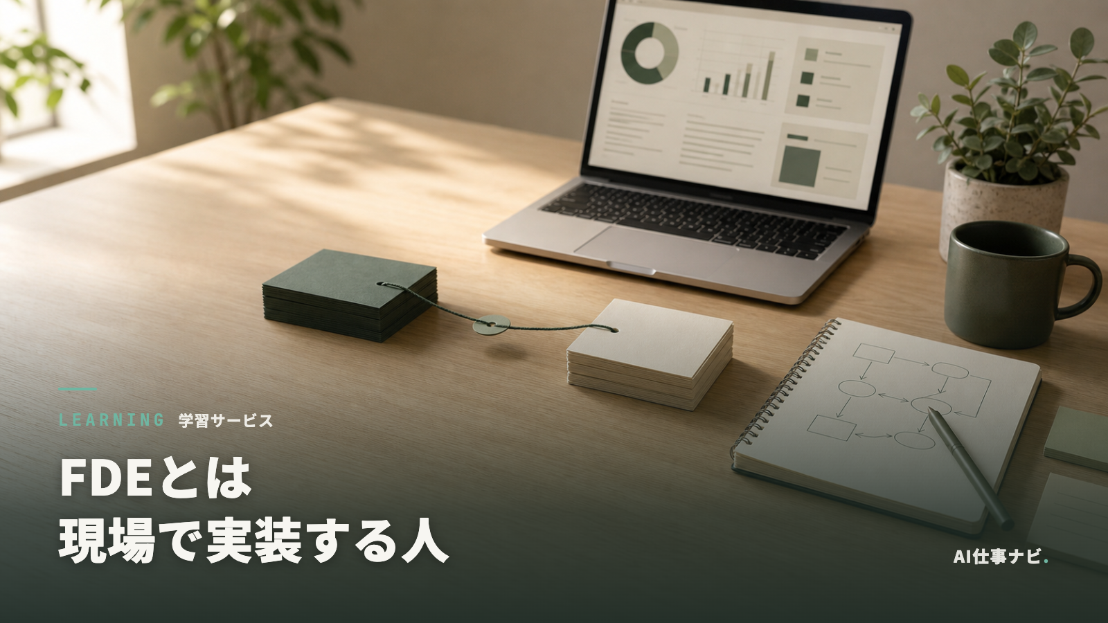 FDEとは現場で実装する人という見出しを入れたAI仕事ナビのアイキャッチ画像